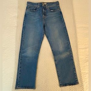 Levi’s Wedgie Straight Blue Jeans